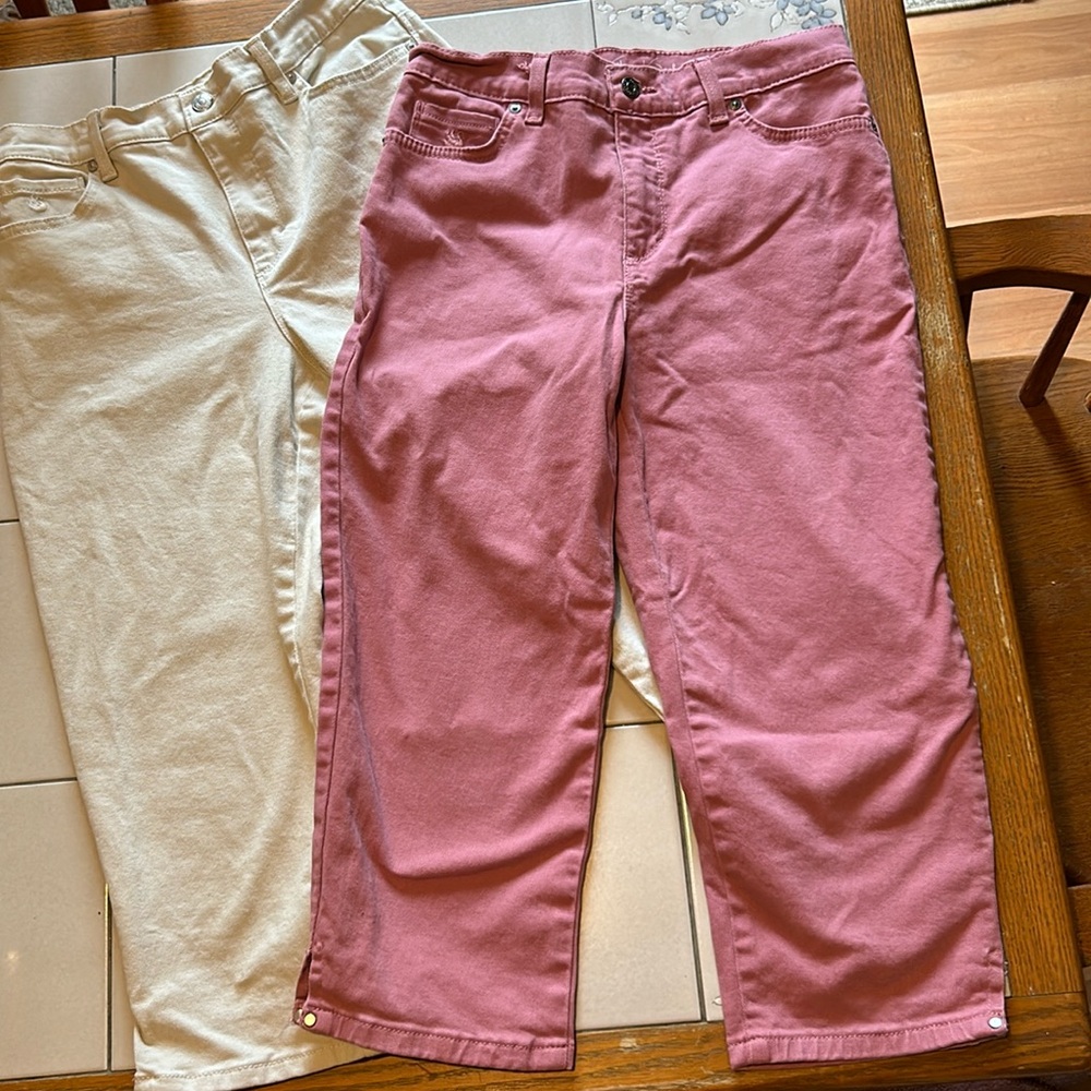 2 Gloria Vanderbilt Capris